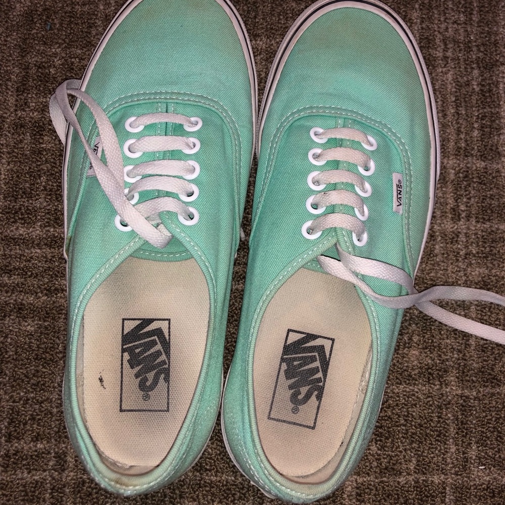 Teal Authentic Vans